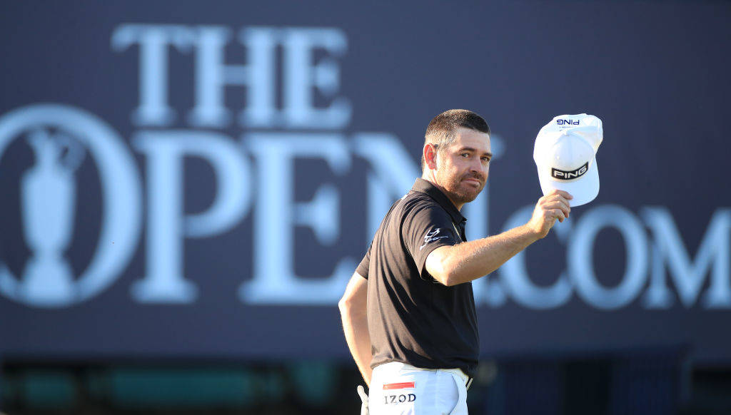 Louis Oosthuizen cap salute